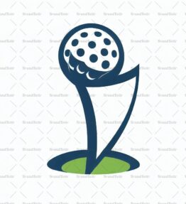 Golftee und Ball